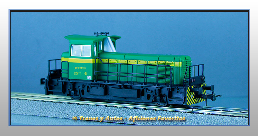 Locomotora diésel maniobras Serie 304 - Renfe
