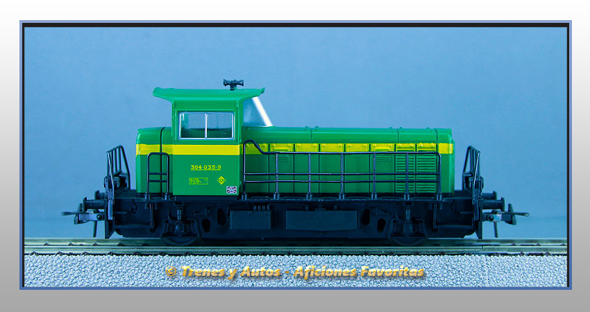 Locomotora diésel maniobras Serie 304 - Renfe