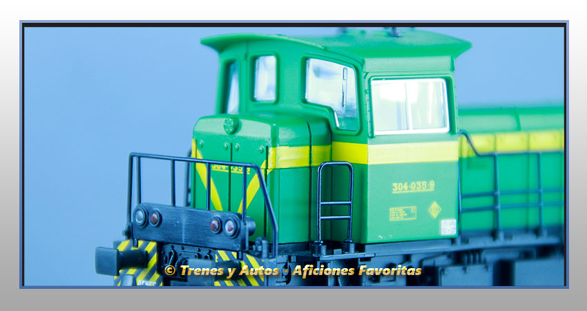 Locomotora diésel maniobras Serie 304 - Renfe