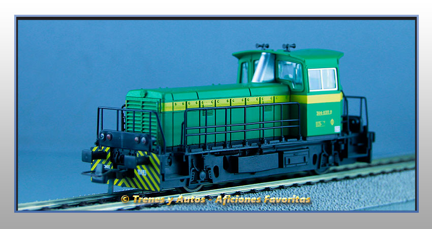Locomotora diésel maniobras Serie 304 - Renfe