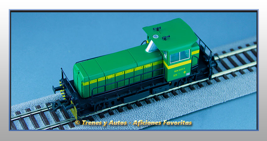 Locomotora diésel maniobras Serie 304 - Renfe