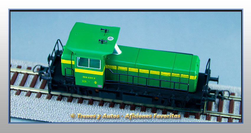 Locomotora diésel maniobras Serie 304 - Renfe