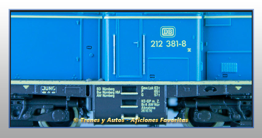 Locomotora diésel Serie 212 - DB