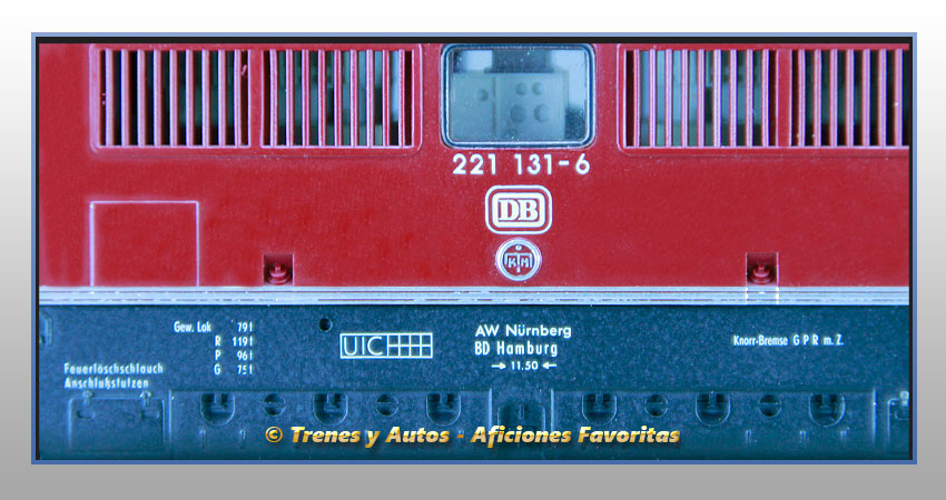 Locomotora diésel Serie 221 -DB