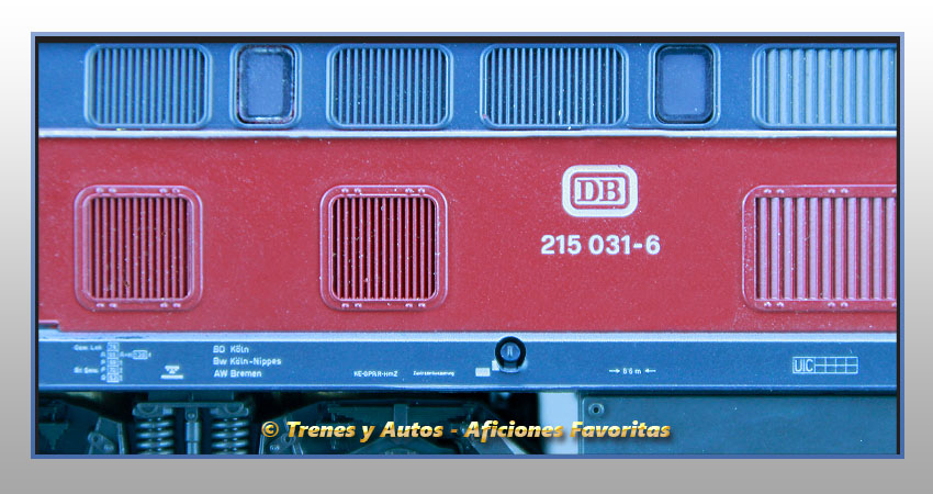 Locomotora diésel Serie 215 - DB