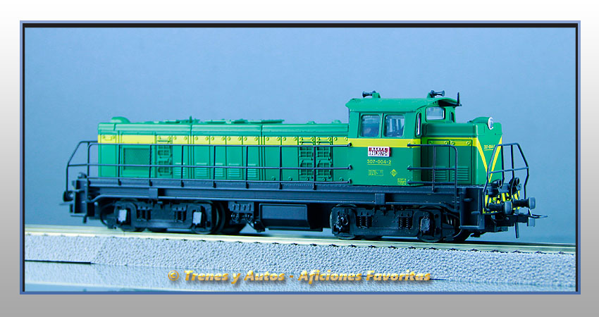 Locomotora diésel Serie BB 307 "Valenciana" - Renfe