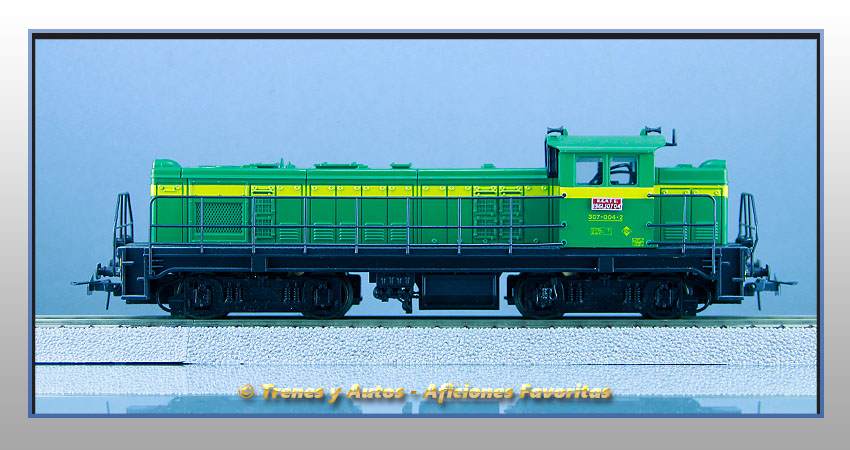Locomotora diésel Serie BB 307 "Valenciana" - Renfe