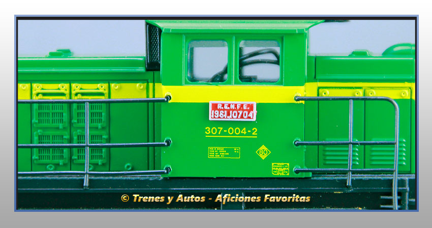 Locomotora diésel Serie BB 307 "Valenciana" - Renfe