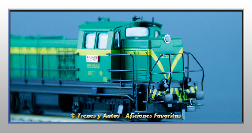 Locomotora diésel Serie BB 307 "Valenciana" - Renfe
