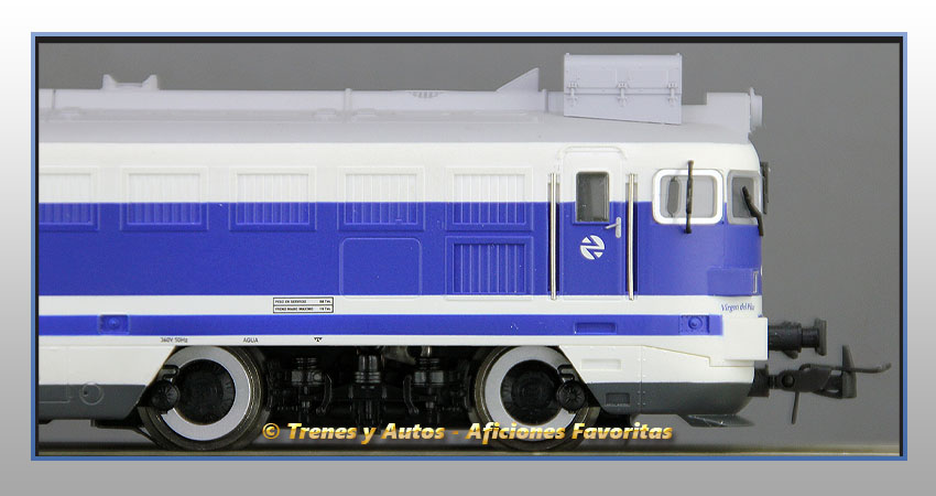 Locomotora diésel 354 "Virgen del Pilar" Grandes Líneas - Renfe