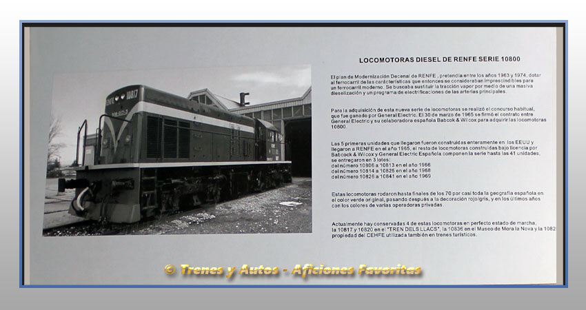 Locomotora diésel Serie 10800 Tipo UM10B "Yé-Yé" - Renfe