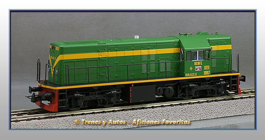 Locomotora diésel Serie 10800 Tipo UM10B "Yé-Yé" - Renfe