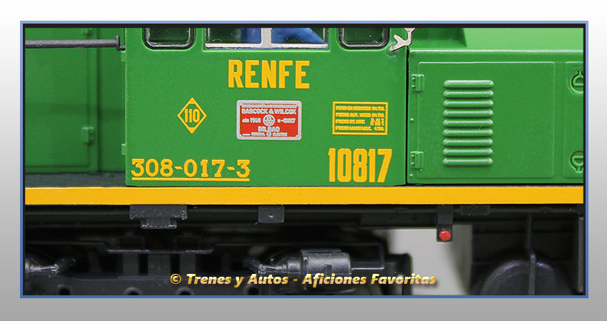 Locomotora diésel Serie 10800 Tipo UM10B "Yé-Yé" - Renfe
