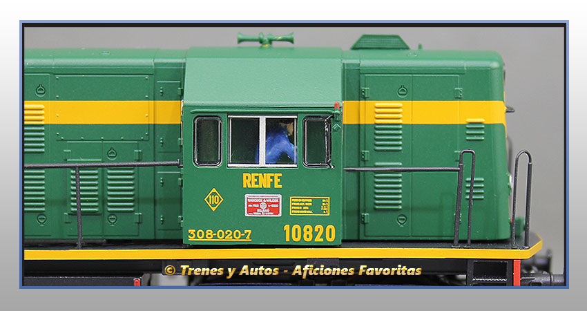 Locomotora diésel Serie 10800/308 - Renfe