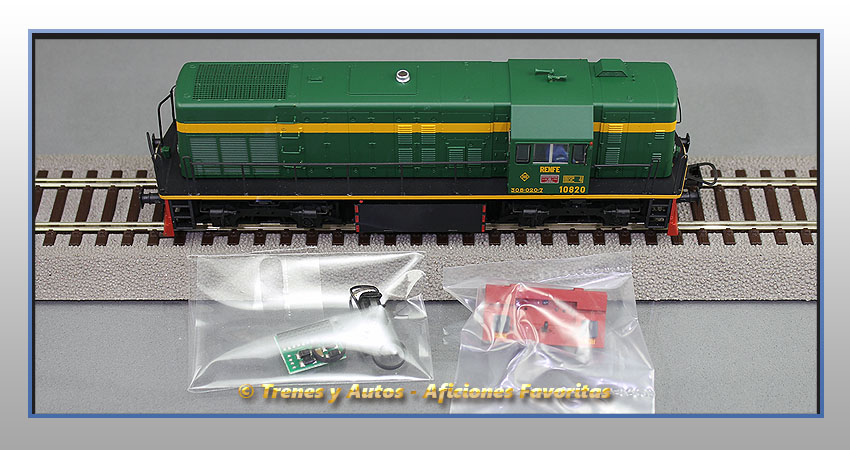 Locomotora diésel Serie 10800/308 - Renfe (Complementos)