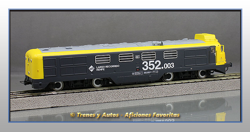 Locomotora diésel Serie 352 "Virgen del Perpetuo Socorro" - Renfe