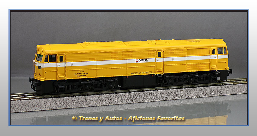 Locomotora diésel Serie 321 - COMSA