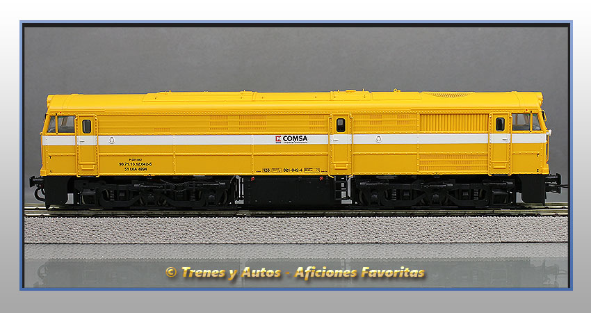 Locomotora diésel Serie 321 - COMSA