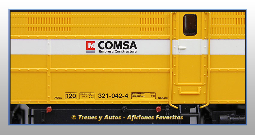 Locomotora diésel Serie 321 - COMSA