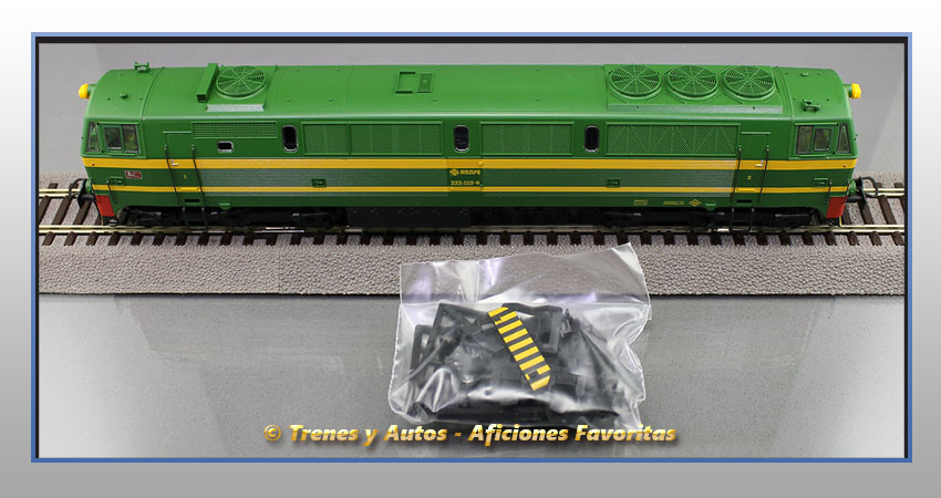 Locomotora diésel Serie 333 019-8 - Renfe (Complementos)