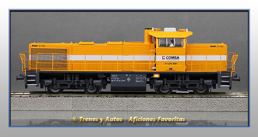 Locomotora diésel Vossloh G-1206 - COMSA