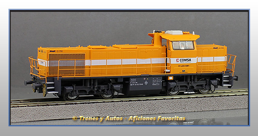 Locomotora diésel Vossloh G-1206 - COMSA