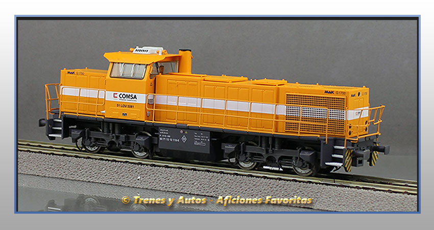 Locomotora diésel Vossloh G-1206 - COMSA