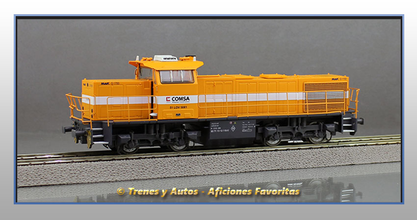 Locomotora diésel Vossloh G-1206 - COMSA