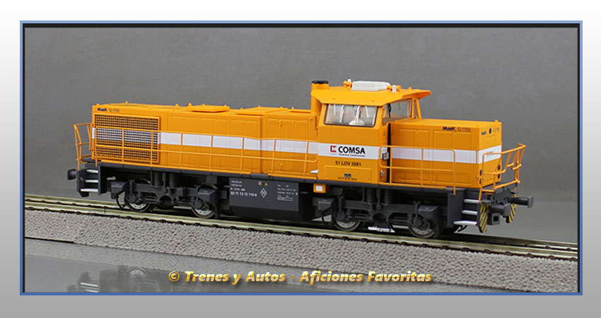 Locomotora diésel Vossloh G-1206 - COMSA