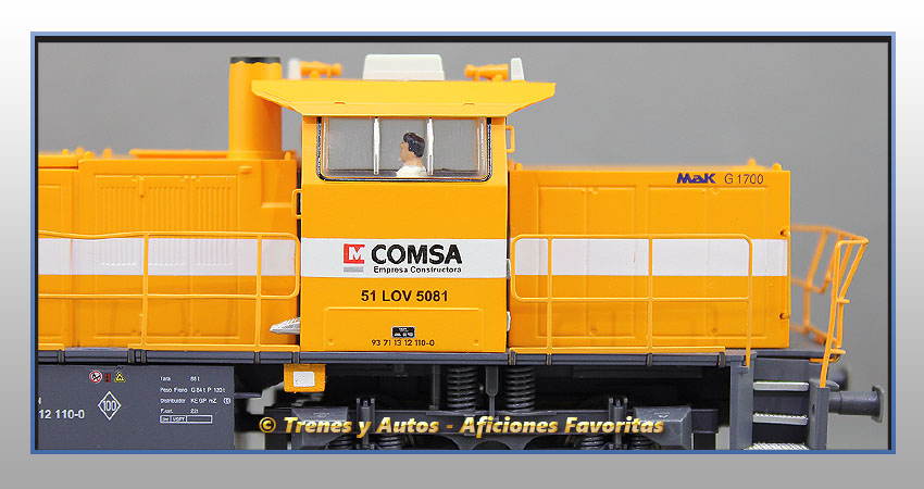 Locomotora diésel Vossloh G-1206 - COMSA