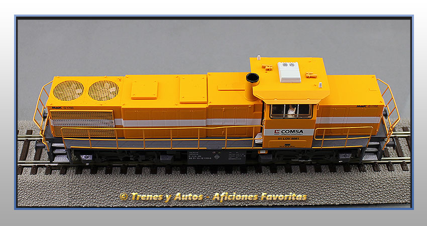 Locomotora diésel Vossloh G-1206 - COMSA
