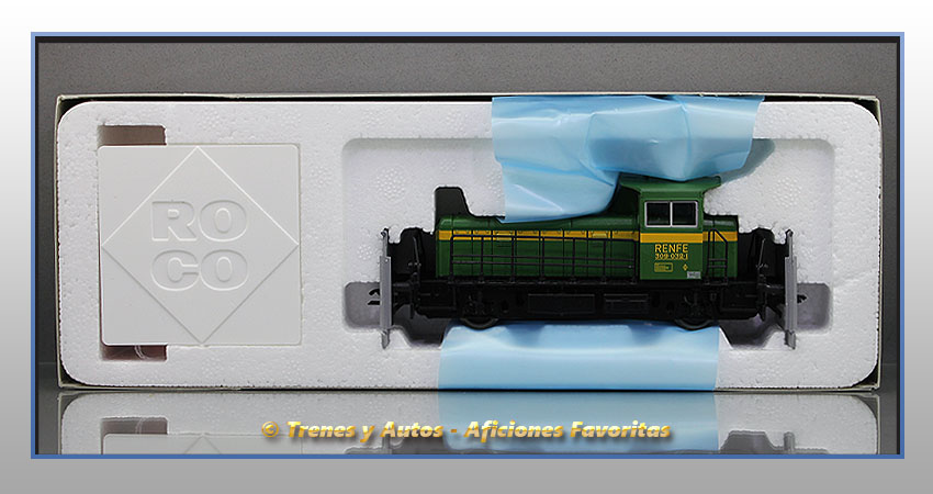Locomotora diésel maniobras Serie 309 (Verde) - Renfe