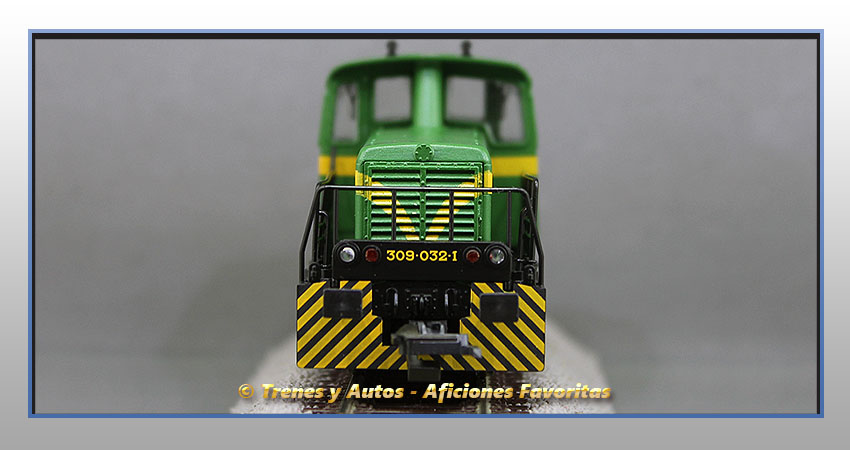 Locomotora diésel maniobras Serie 309 (Verde) - Renfe