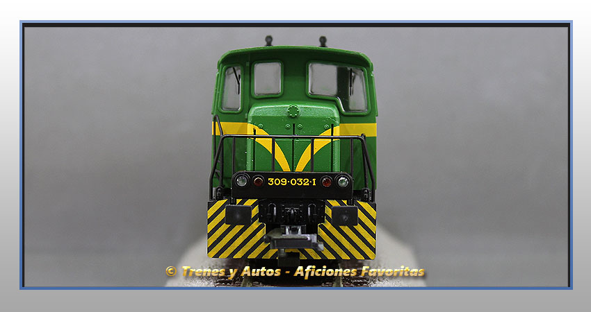 Locomotora diésel maniobras Serie 309 (Verde) - Renfe