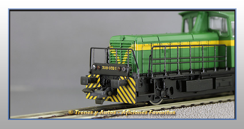 Locomotora diésel maniobras Serie 309 (Verde) - Renfe