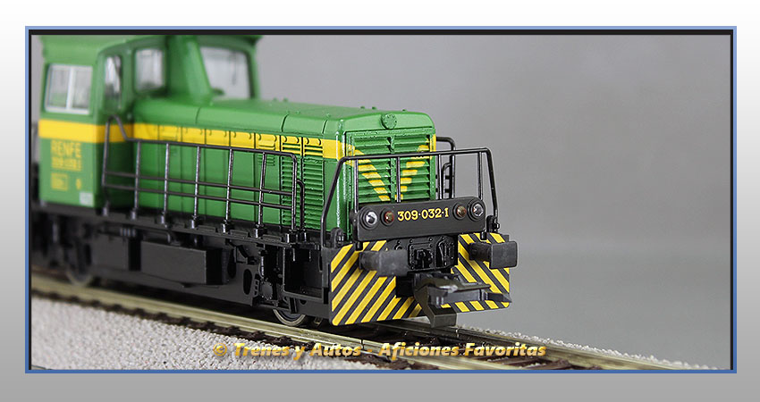 Locomotora diésel maniobras Serie 309 (Verde) - Renfe
