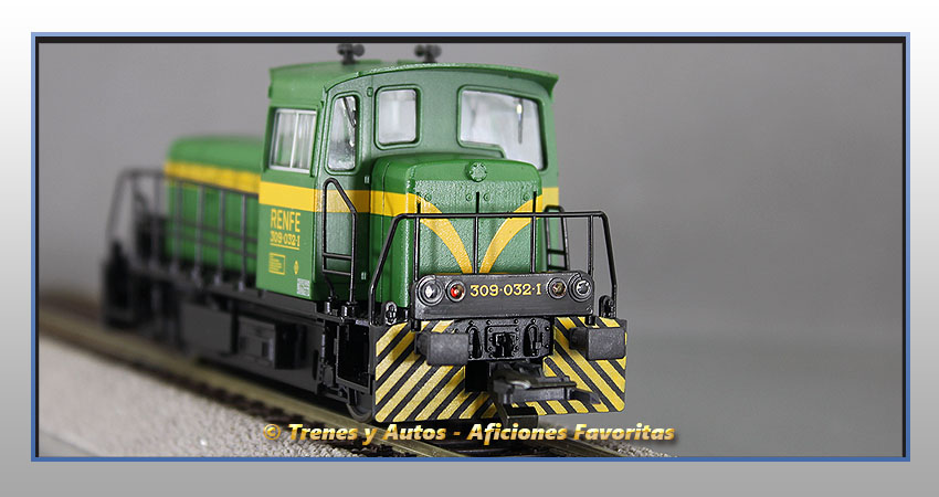 Locomotora diésel maniobras Serie 309 (Verde) - Renfe