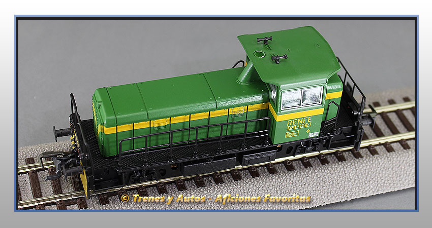 Locomotora diésel maniobras Serie 309 (Verde) - Renfe