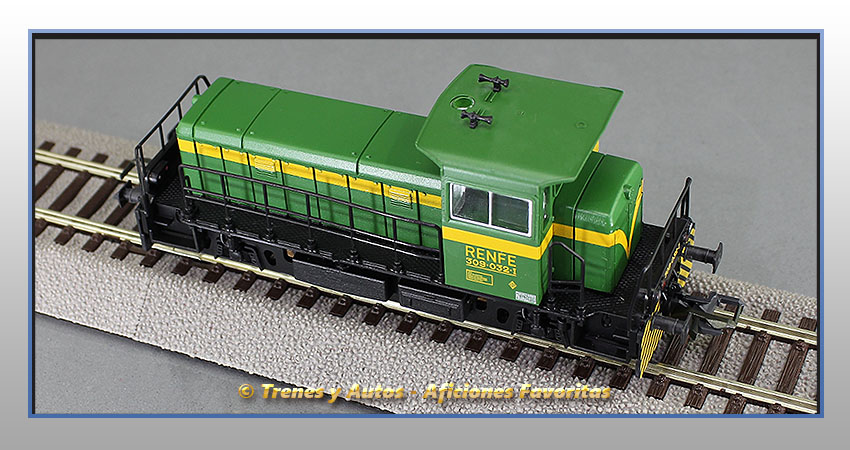 Locomotora diésel maniobras Serie 309 (Verde) - Renfe