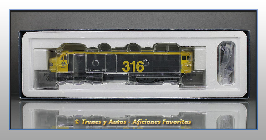 Locomotora diésel Alco Serie 316/1601 "Taxi" - Renfe