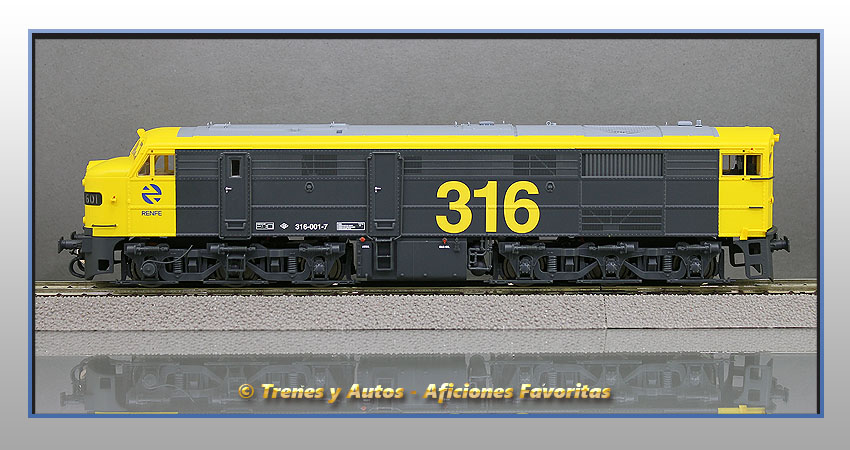 Locomotora diésel Alco Serie 316/1601 "Taxi" - Renfe