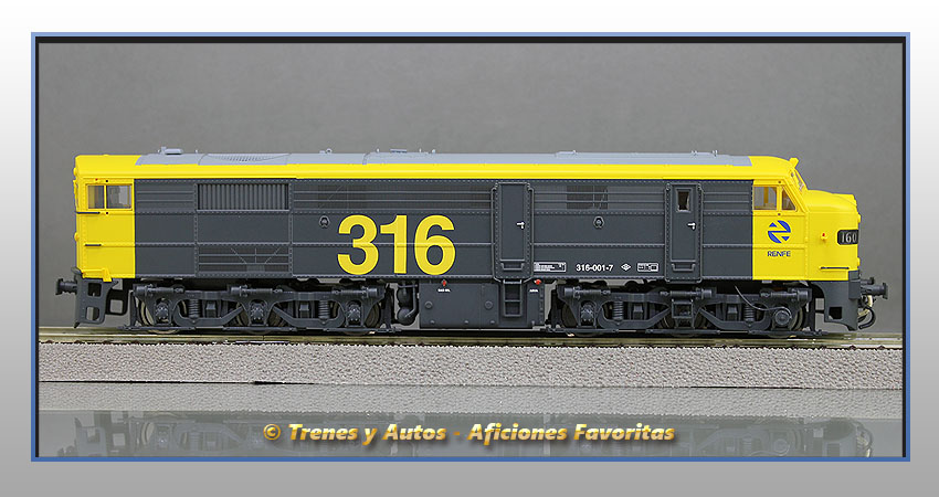 Locomotora diésel Alco Serie 316/1601 "Taxi" - Renfe