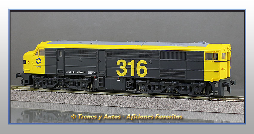 Locomotora diésel Alco Serie 316/1601 "Taxi" - Renfe