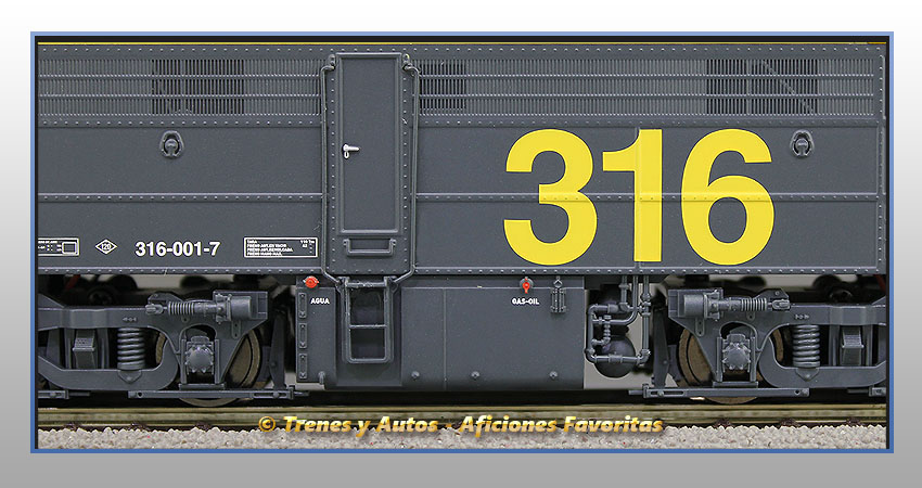 Locomotora diésel Alco Serie 316/1601 "Taxi" - Renfe