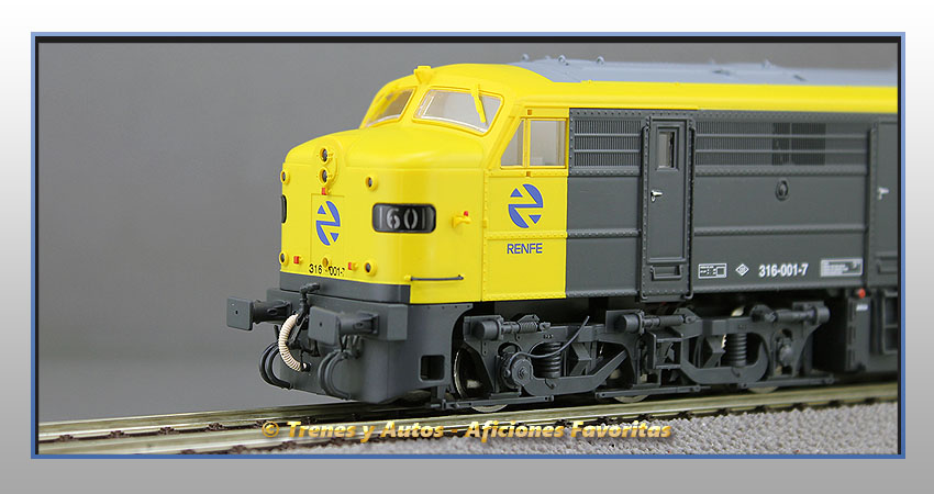 Locomotora diésel Alco Serie 316/1601 "Taxi" - Renfe