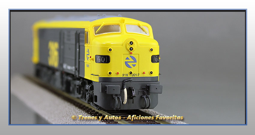 Locomotora diésel Alco Serie 316/1601 "Taxi" - Renfe