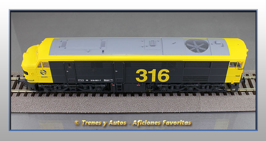 Locomotora diésel Alco Serie 316/1601 "Taxi" - Renfe