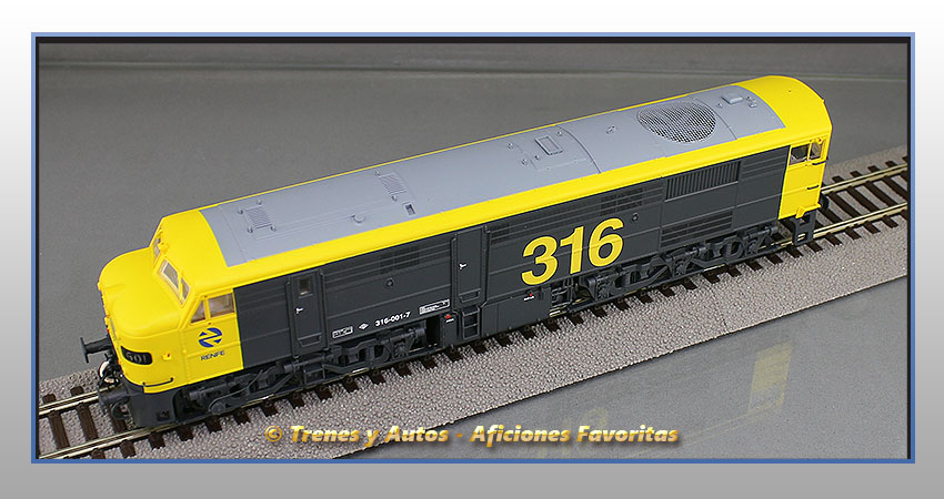 Locomotora diésel Alco Serie 316/1601 "Taxi" - Renfe