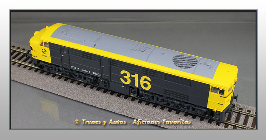 Locomotora diésel Alco Serie 316/1601 "Taxi" - Renfe