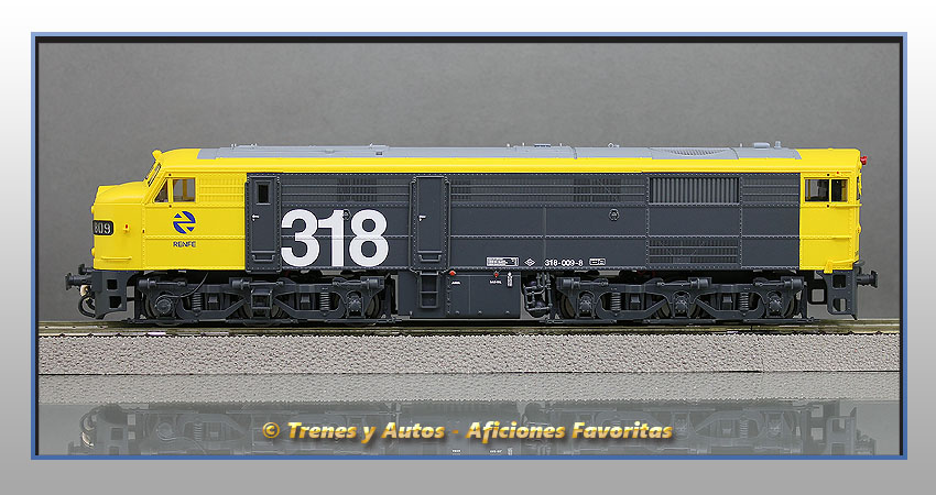 Locomotora diésel Alco Serie 318/1809 "Taxi" - Renfe